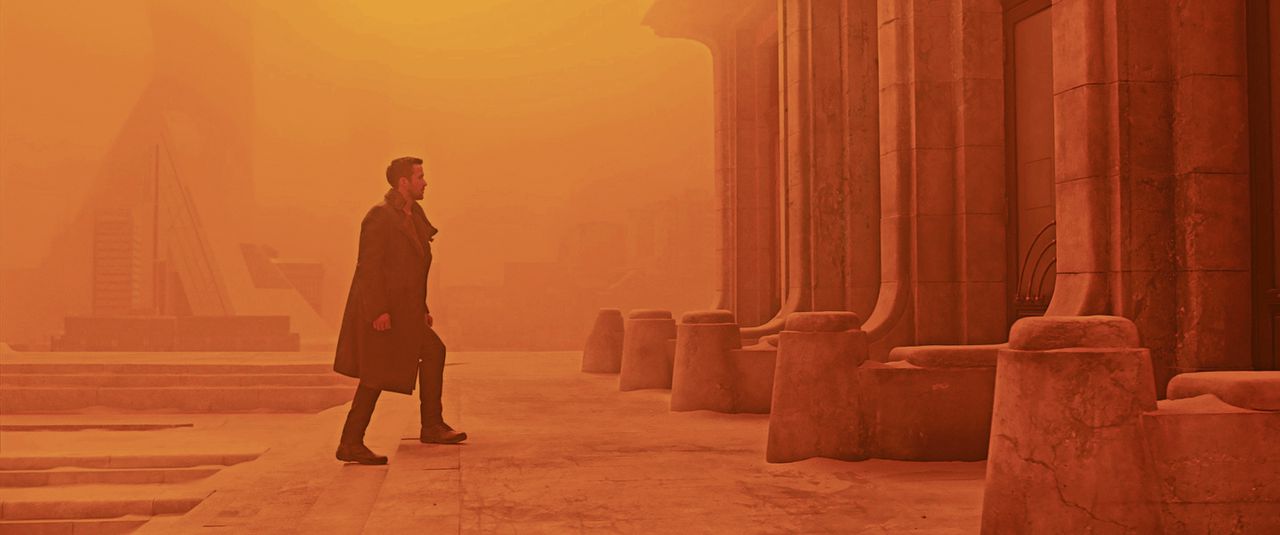 Ryan Gosling als ‘blade runner’ K in Blade Runner 2049.