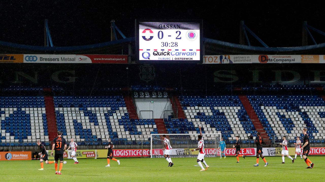 Willem II speelde op 24 september 2020 in de voorronde van de Europa League tegen Glasgow Rangers.