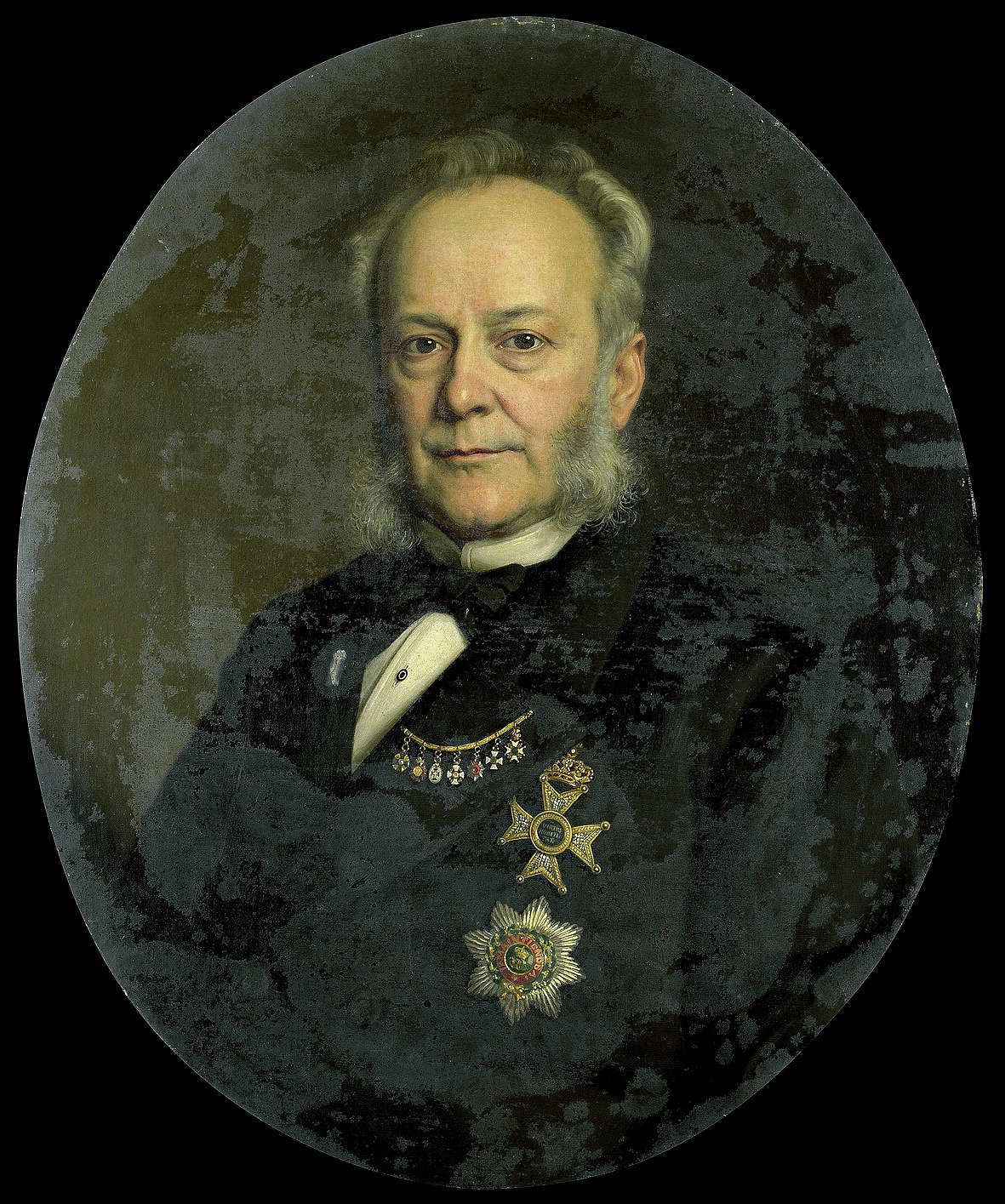 Pieter Mijer (1812-1881), eerst Minister van Koloniën en later gouverneur-generaal van Nederlands-Indië, schilder onbekend