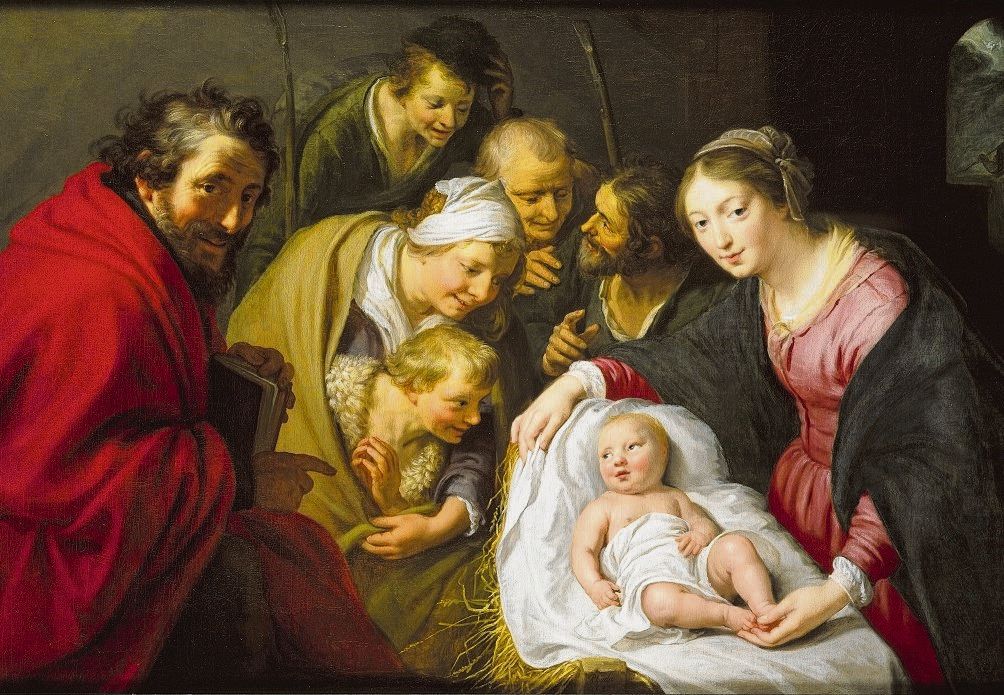 Het aangekochte schilderij: De aanbidding van de herders van Paulus Moreelse, 1630.