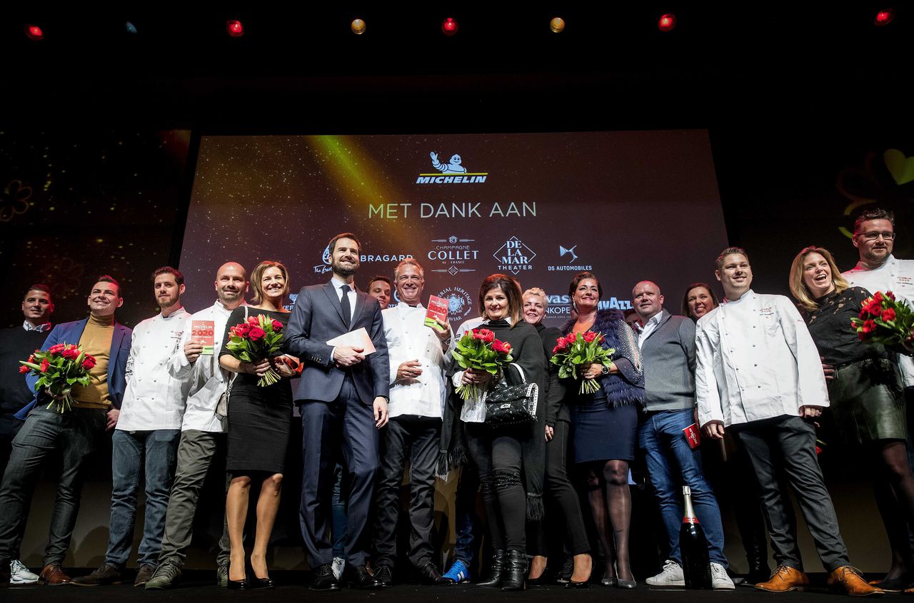 In het DeLaMar Theater in Amsterdam werden maandag de Michelinsterren voor 2020 uitgereikt.