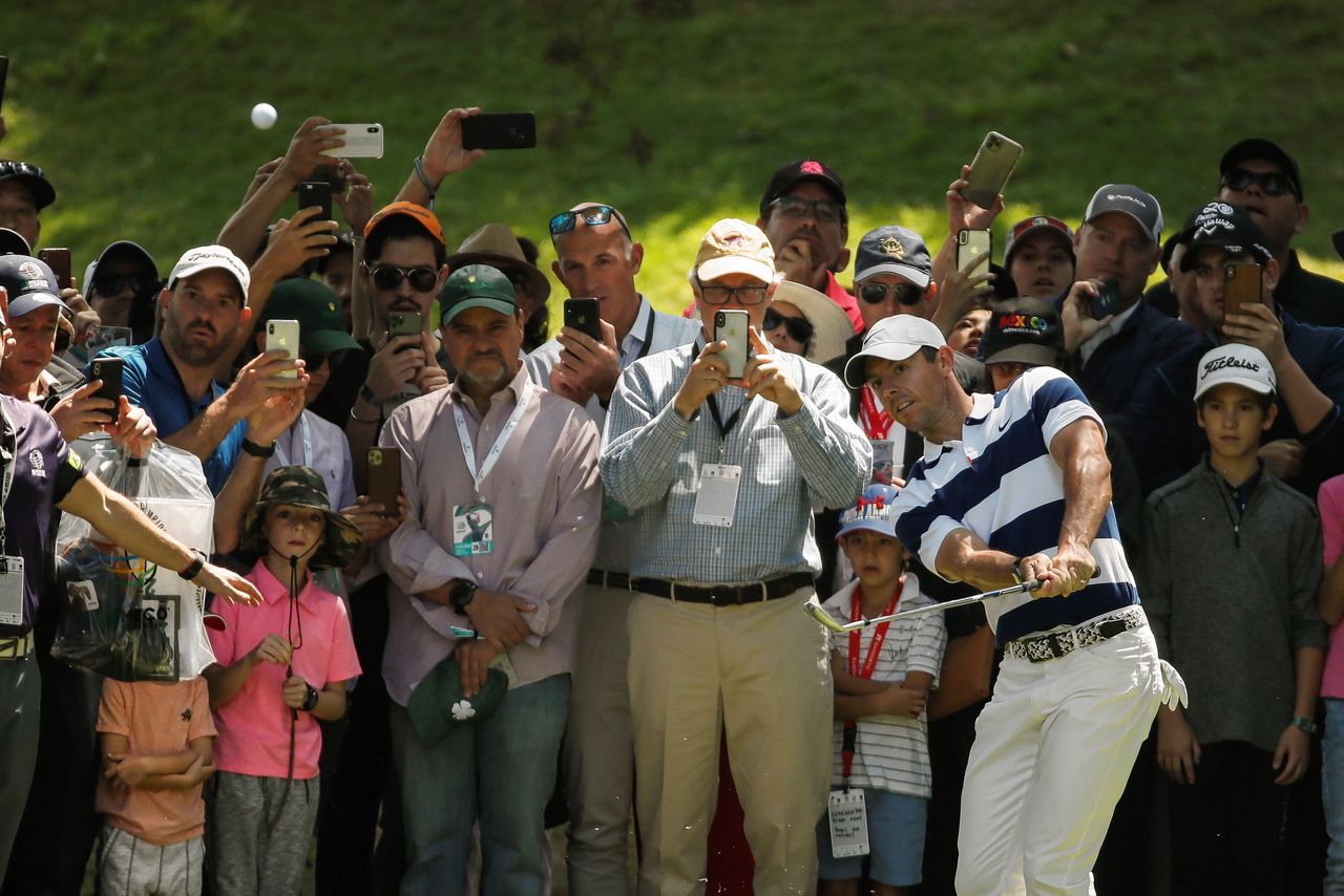 De Noord-Ierse golfer Rory McIlroy tijdens de WGC Mexico Championship in Mexico, vorige maand.