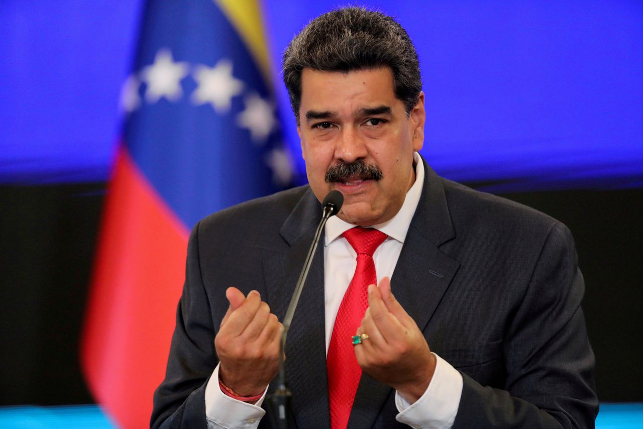 De Venezolaanse president Nicolas Maduro in 2020.