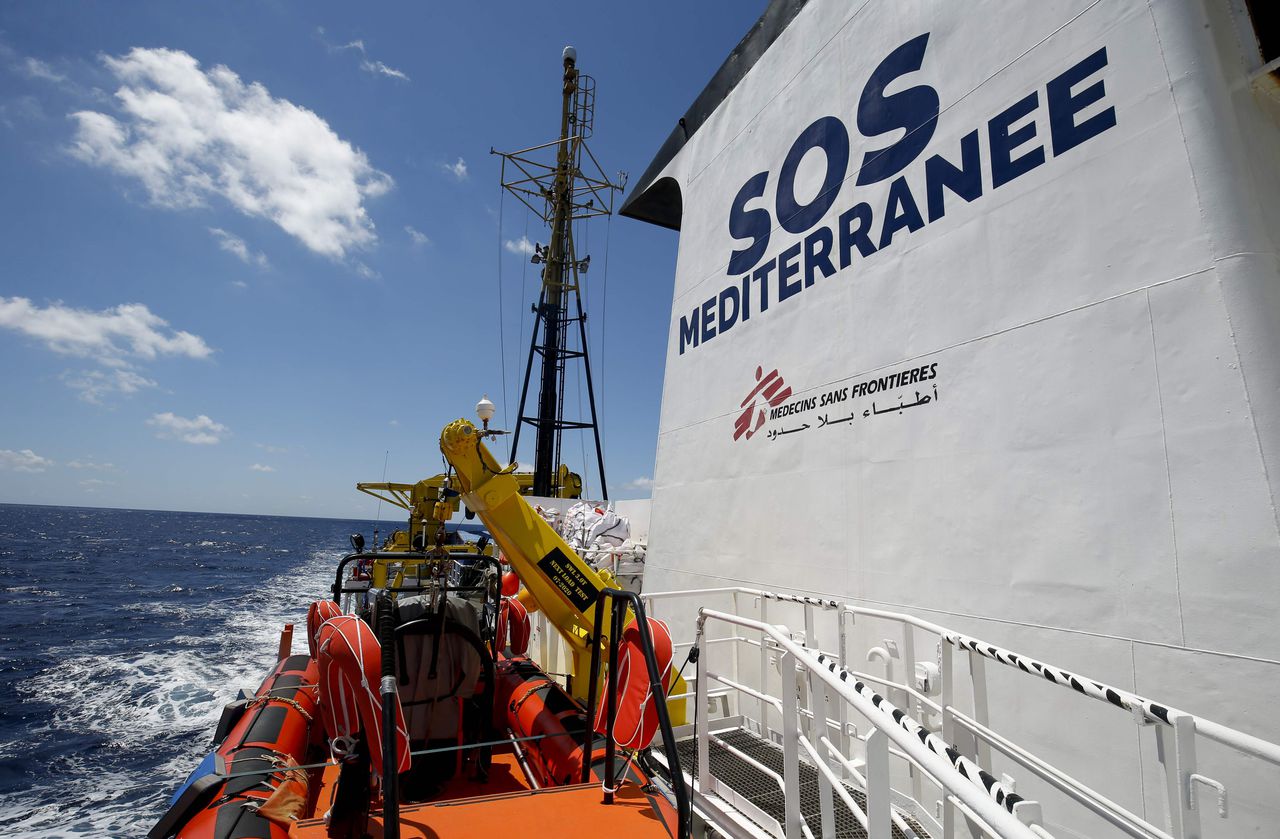 Artsen zonder Grenzen en SOS Méditerranée voeren tot eind vorig jaar op de Aquarius in de Middellandse Zee.