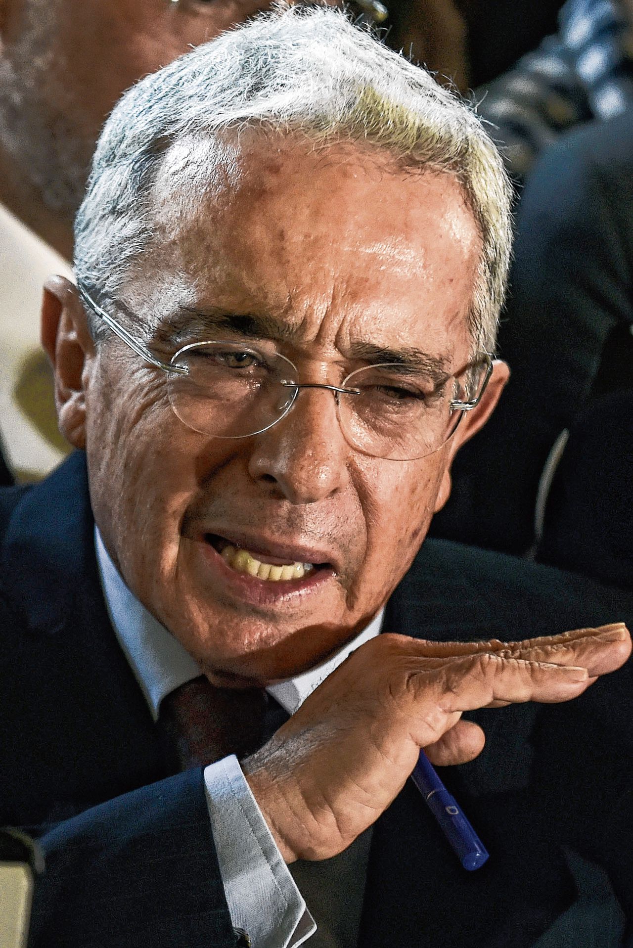 Álvaro Uribe, president tussen 2002 en 2010, heeft nog altijd veel invloed.