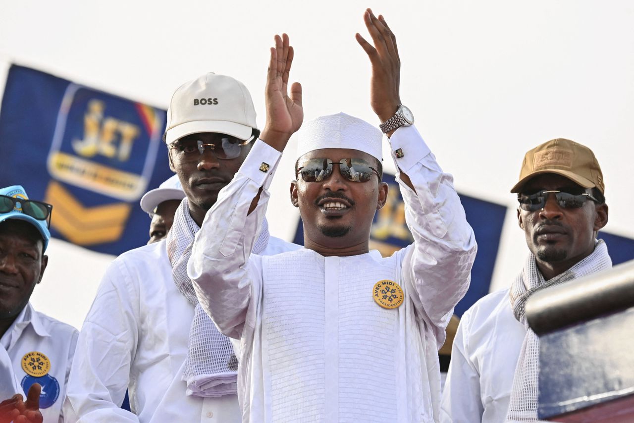 Militaire leider Déby in Tsjaad uitgeroepen tot winnaar verkiezingen, oppositie betwist uitslag 
