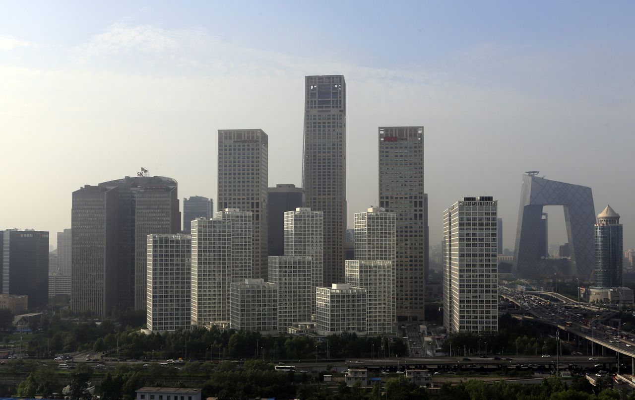Het zakendistrict van Beijing.