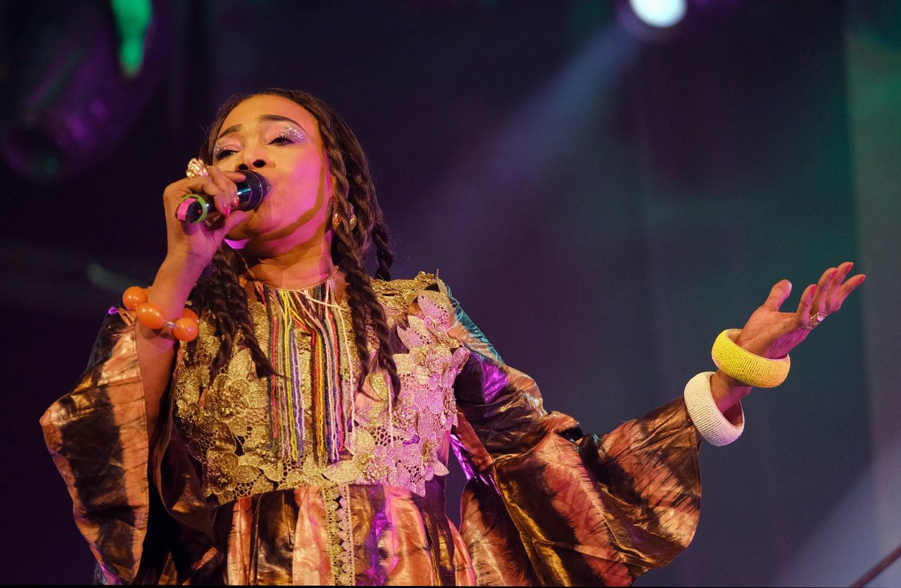De Malinese zangeres Oumou Sangaré in 2018.