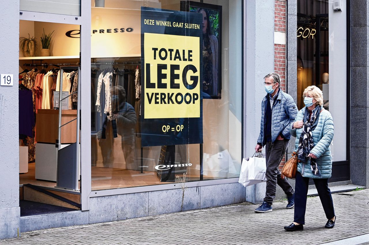 Deze Haagse winkel van de keten Expresso, uit de failliete boedel van FNG, gaat sluiten.