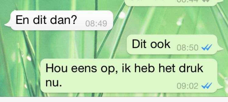Iemand negeren op whatsapp