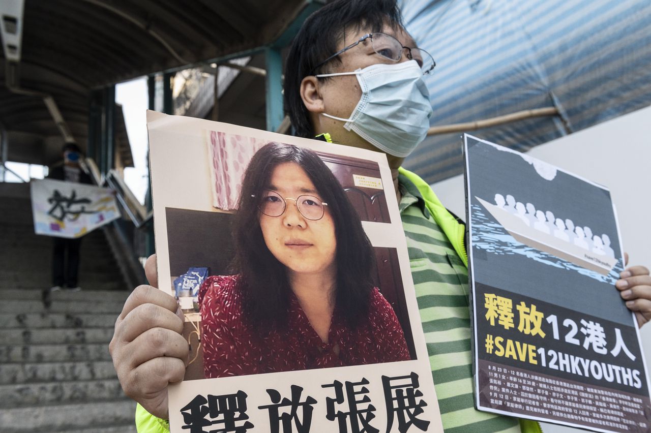 Chinese ‘coronajournalist’ ondanks uitzitten celstraf van vier jaar nog niet gesignaleerd 
