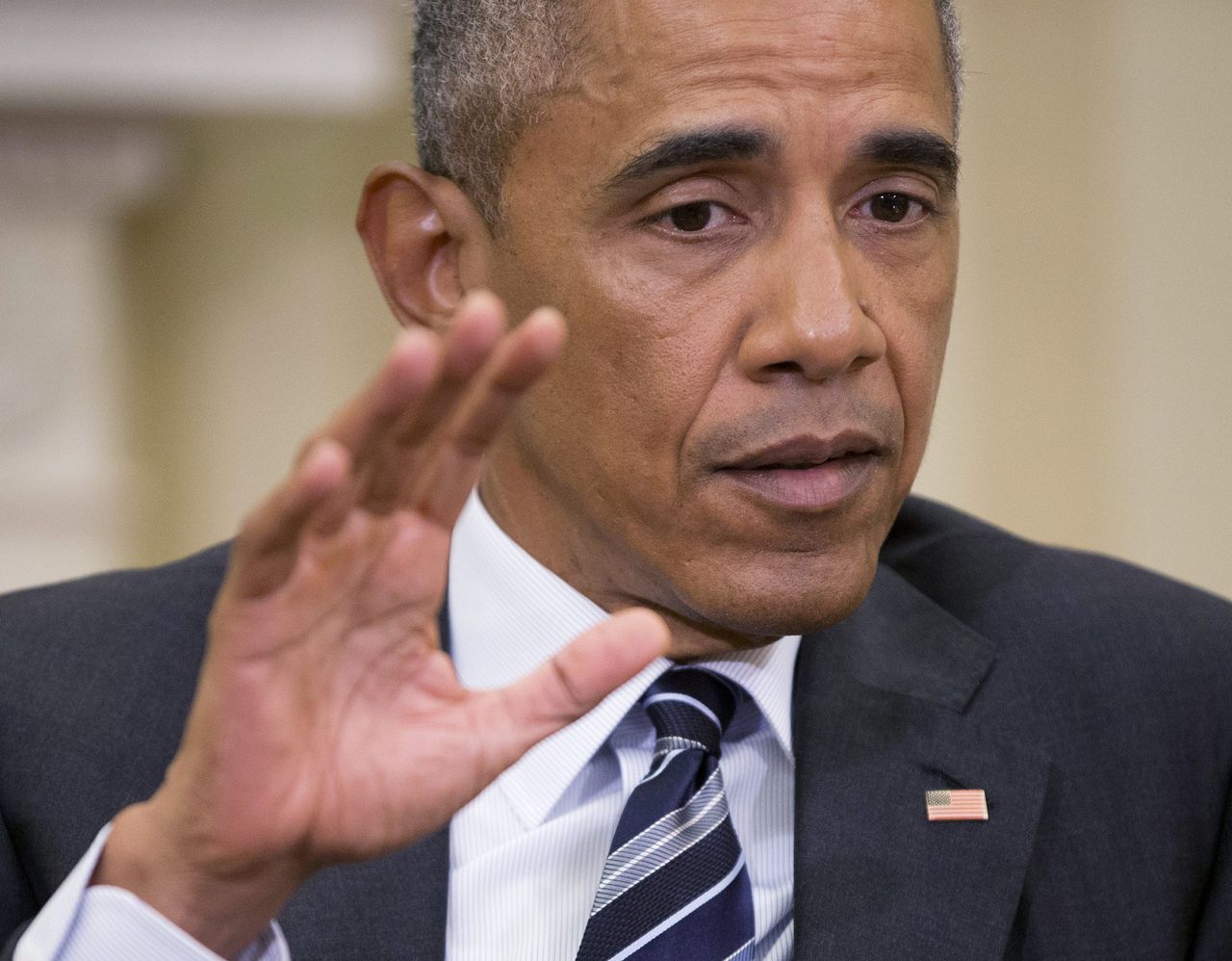 Obama hield maandag een toespraak in het Witte Huis over de terreurdaad in Orlando.