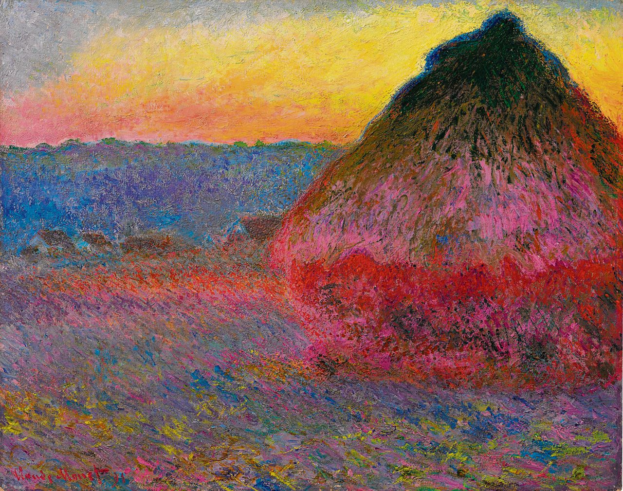 Meule (1890-1891) van Claude Monet.