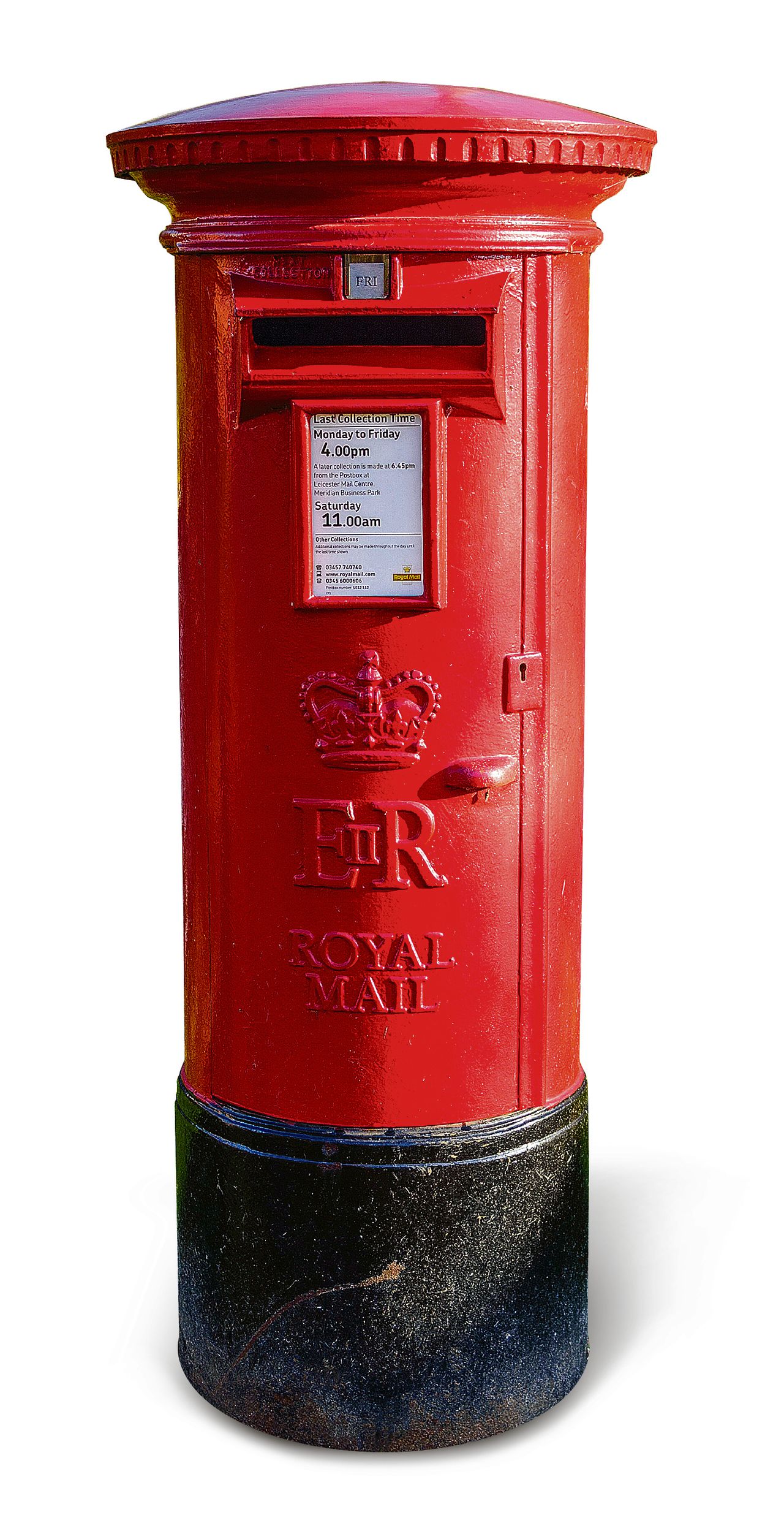 Brievenbus van de Britse postmaatschappij Royal Mail.