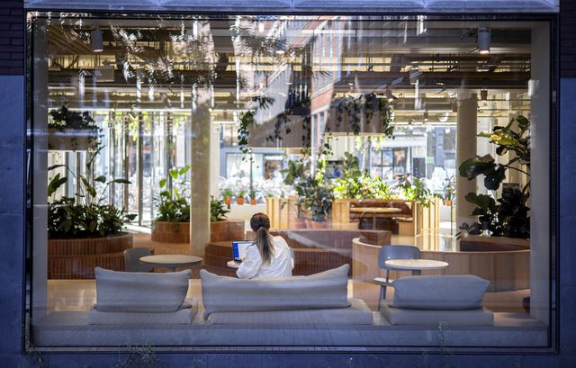 Het hoofdstedelijke hoofdkantoor van betalingsverwerker Adyen.