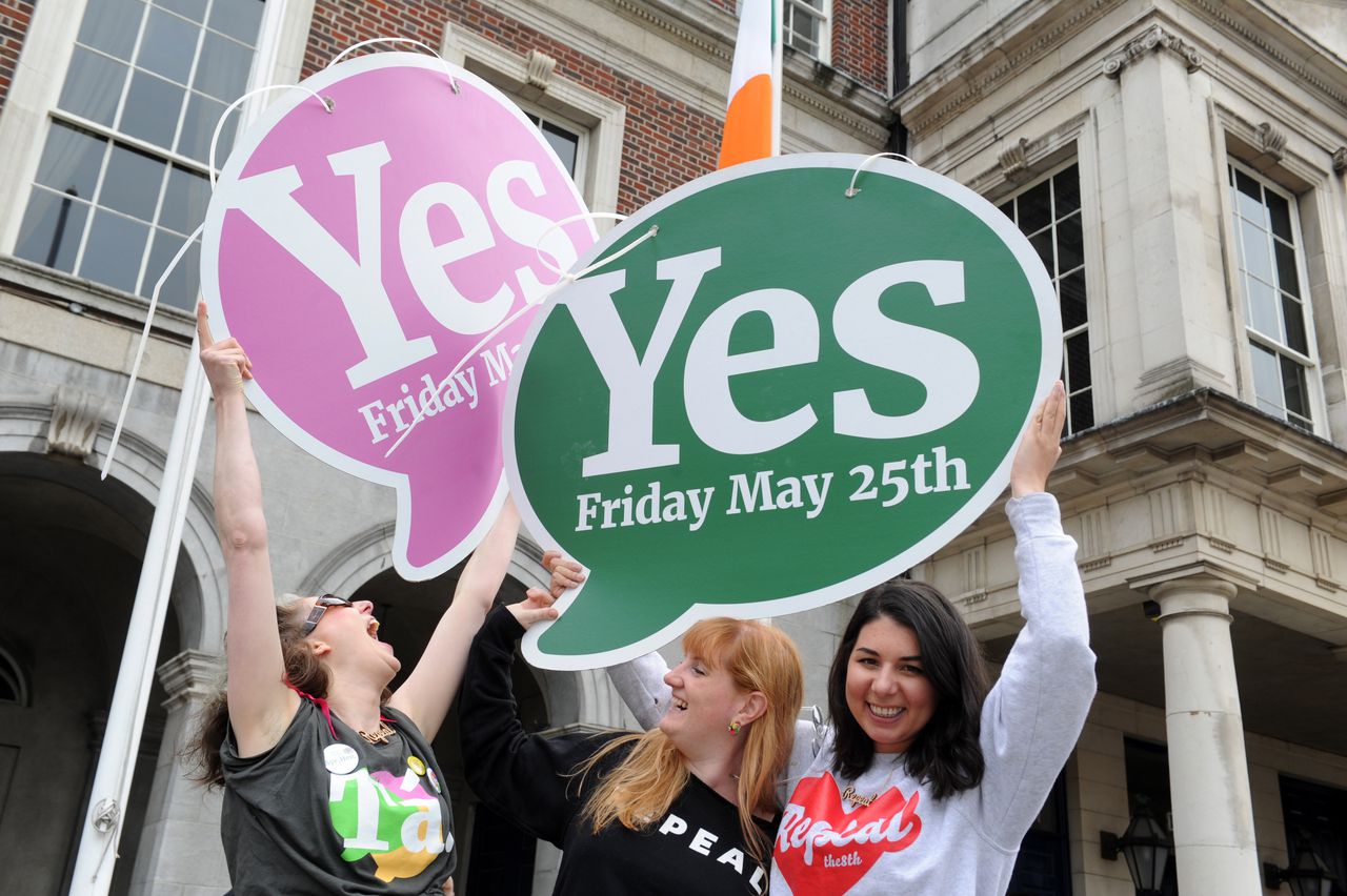 Vandaag werd in Ierland een referendum gehouden om het grondwettelijke abortusverbod af te schaffen.
