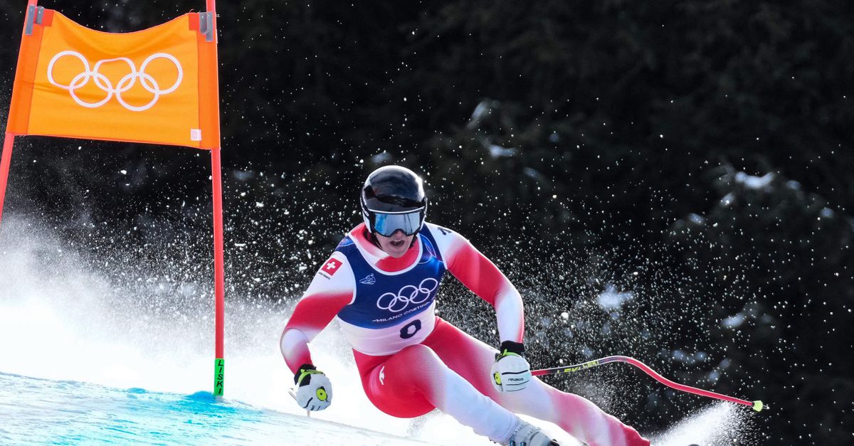 Alpineskiër Franjo von Allmen wint eerste gouden medaille van de Spelen