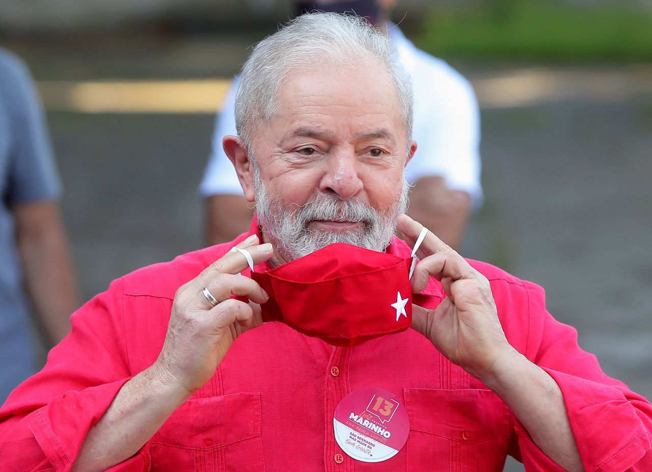 De Braziliaanse oud-president Luiz ‘Lula’ da Silva in november in Sao Bernardo do Campo.