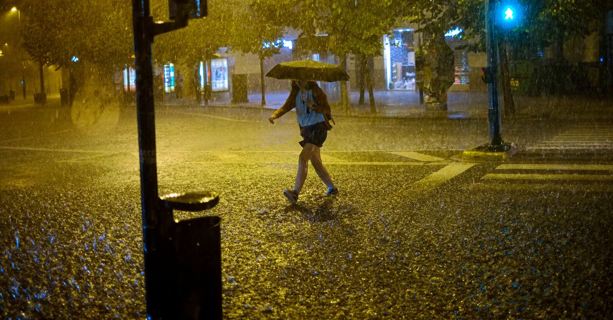 Code red and risk of flooding due to bad weather in Spain