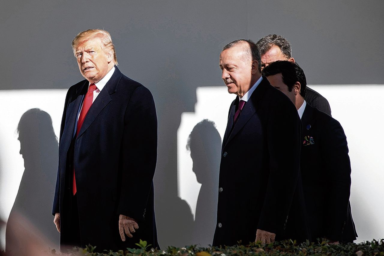 De Amerikaanse president Trump en de Turkse president Erdogan ontmoetten elkaar woensdag in het Witte Huis
