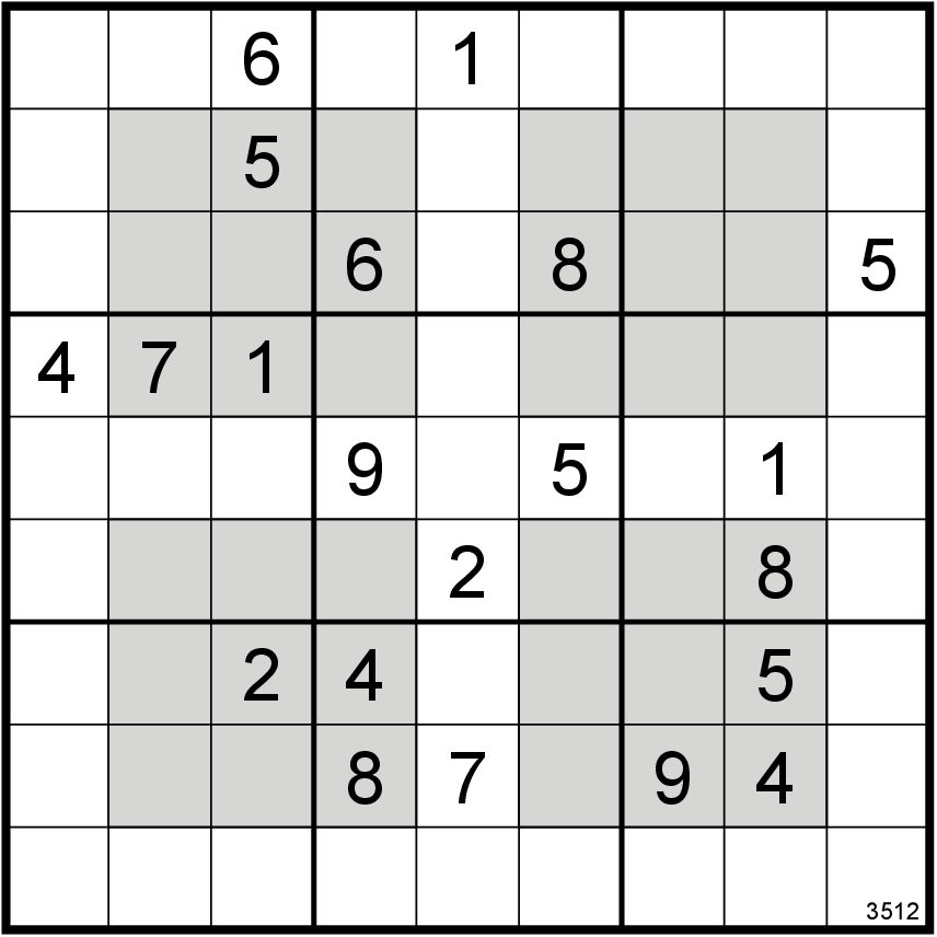 Sudoku van maandag 6 januari 2020 NRC
