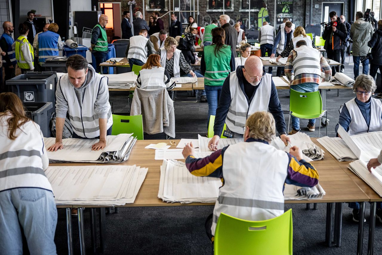 Uitrollen, sorteren, hertellen en turven: in Tilburg op zoek naar verdwenen stemmen 