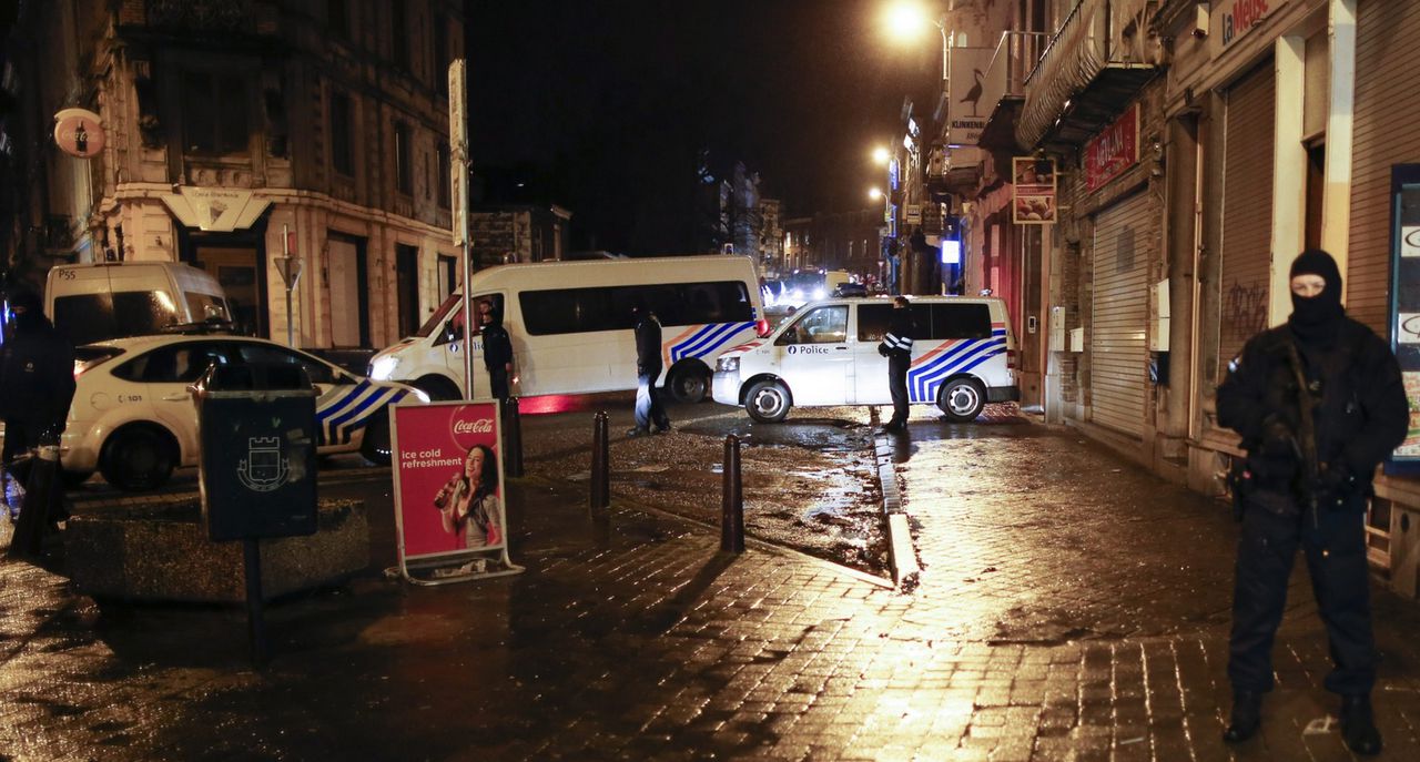 Beeld van de antiterreuractie in Verviers op 15 januari.