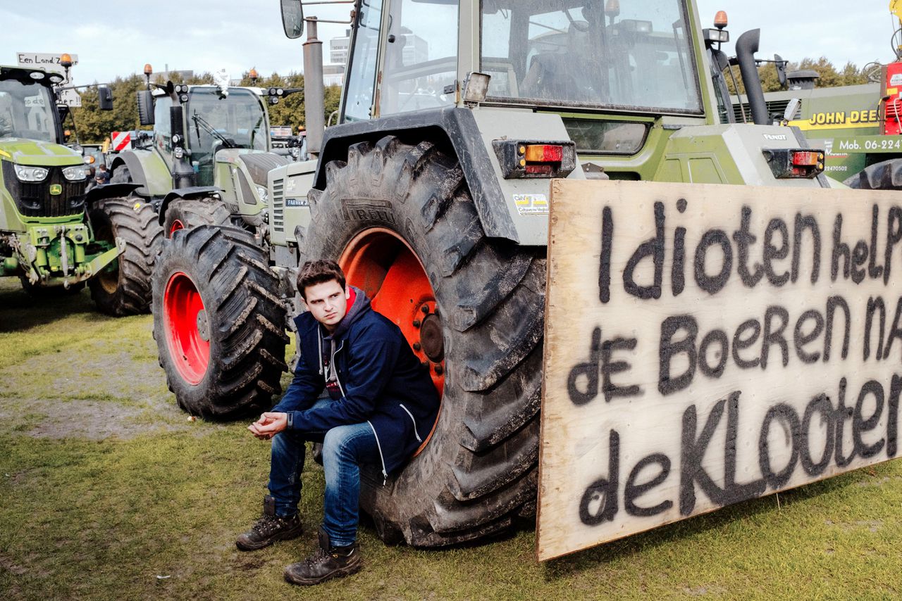 Boerenprotest Malieveld.