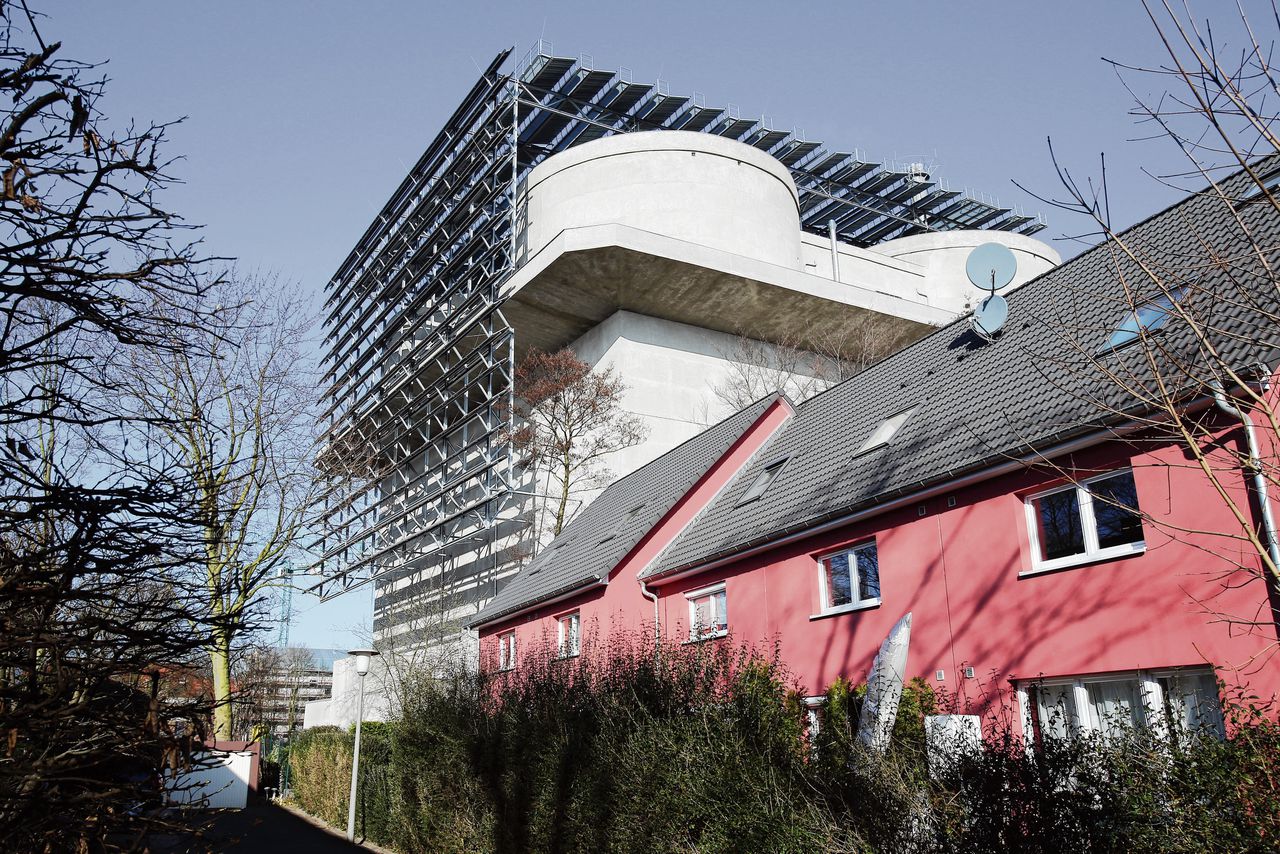 Voorbeeld van innovatie: de ‘energiebunker’ in Hamburg voorziet een deel van de stad van duurzame warmte.