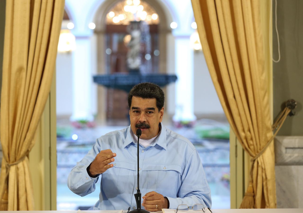 De Venezolaanse president Nicolas Maduro op archiefbeeld.