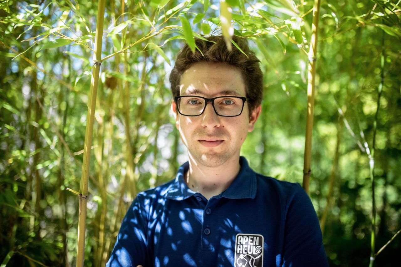 Tom Roth onderzoekt of je orang-oetans kunt leren tinderen - NRC