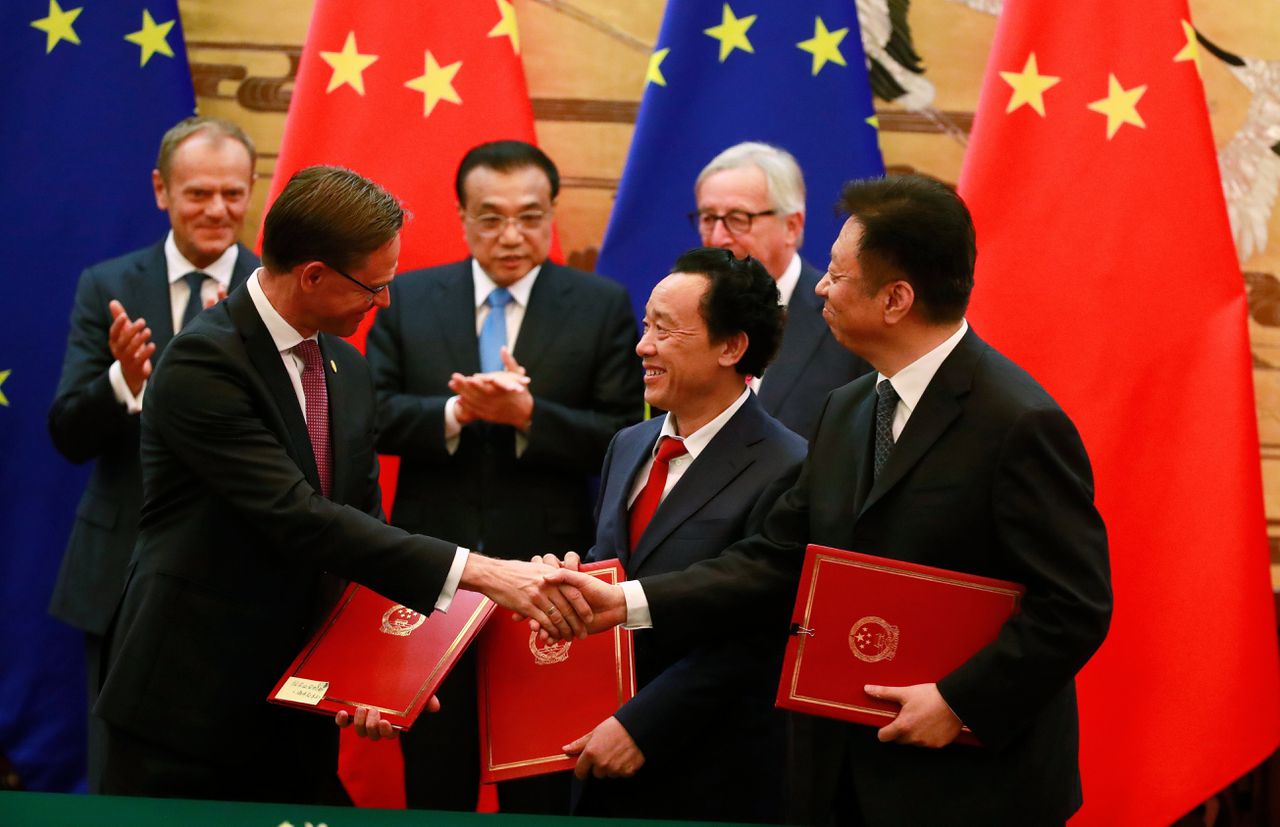 China wil geen blok tegen Trump vormen met de EU 