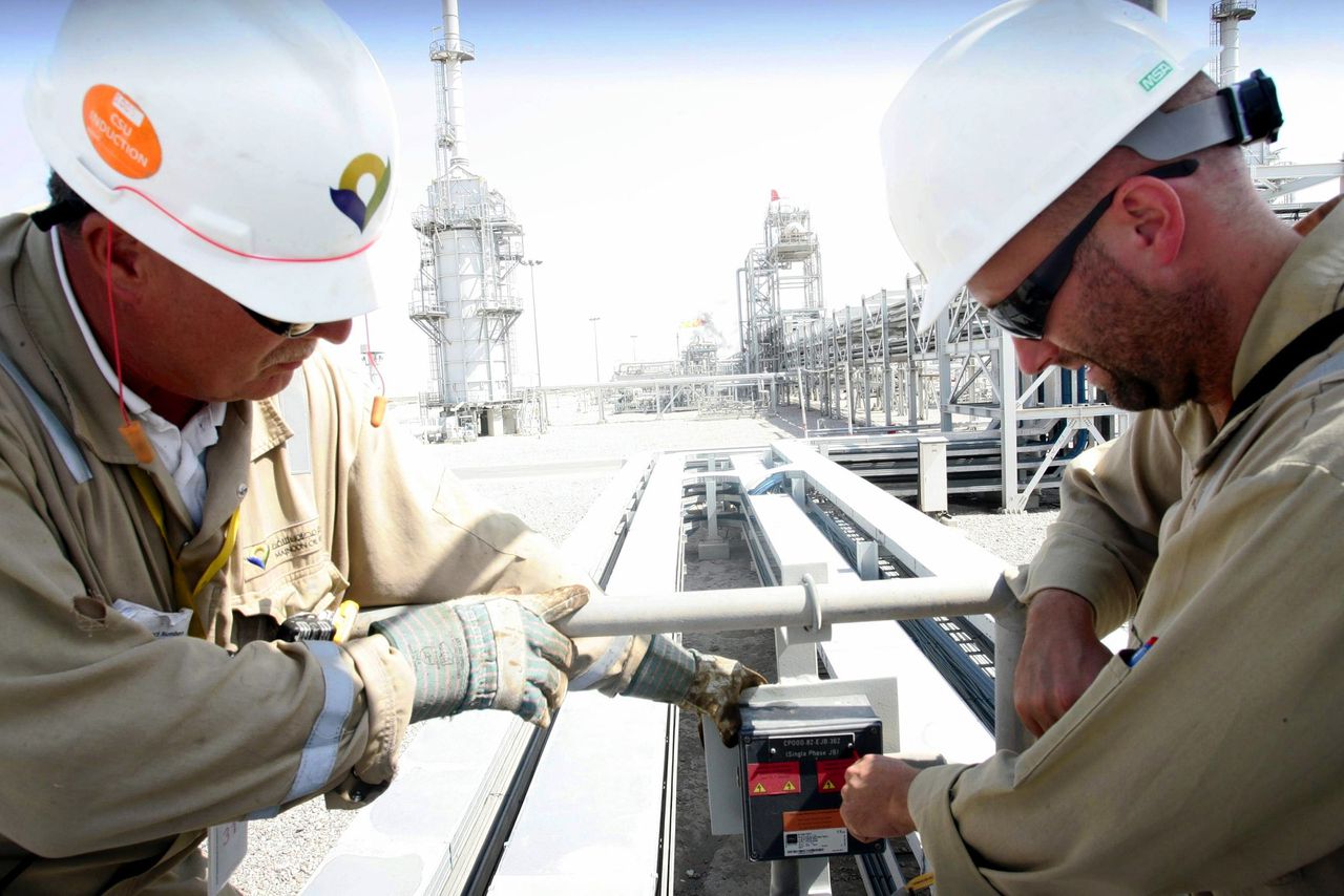 Shell had een belang van 45 procent in het Manjoon-olieveld in de buurt van de Iraakse stad Basra.