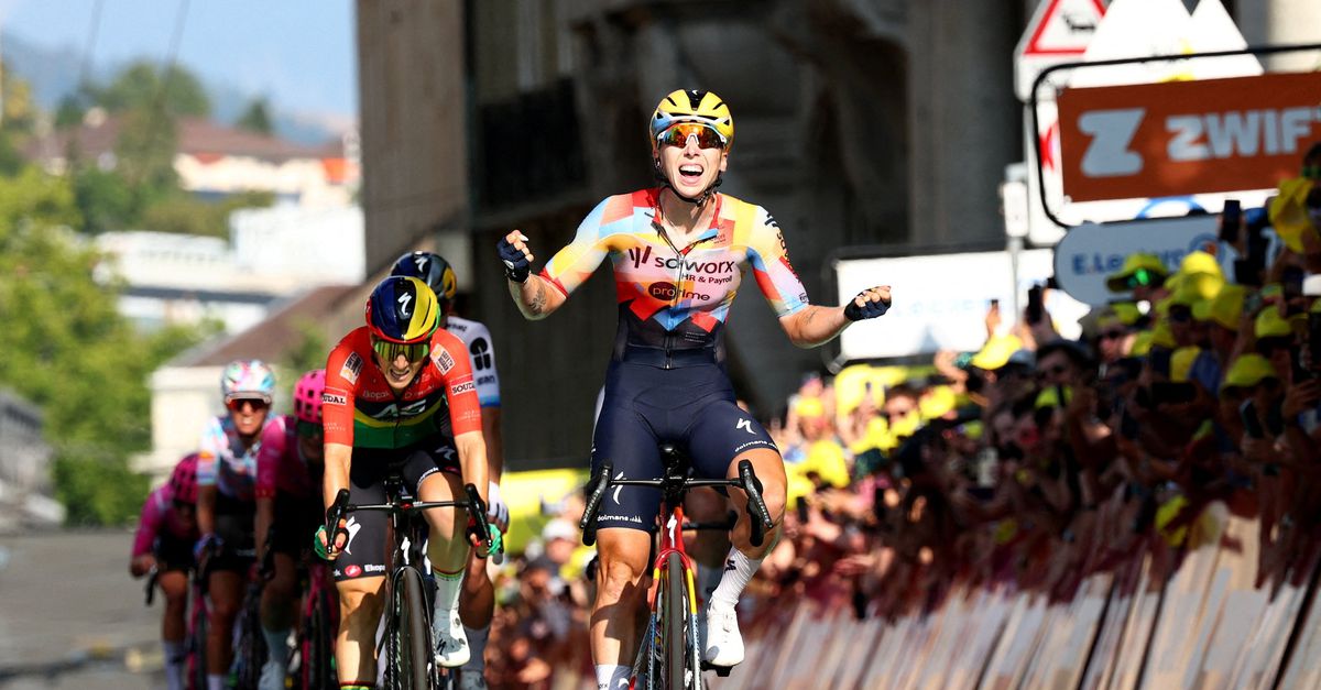Lorena Wiebes pakt ritzege en gele trui in Tour de France en revancheert zich na diskwalificatie in Giro