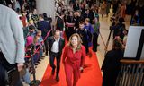 Mascha Halberstad bij de première van haar film ‘Vos en Haas redden het Bos’ op het Filmfestival Berlijn.