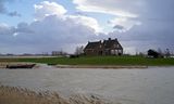 De polder Noordwaard in de Brabantse Biesbosch is onder water gezet als onderdeel van het project ‘Ruimte voor de Rivier’. 