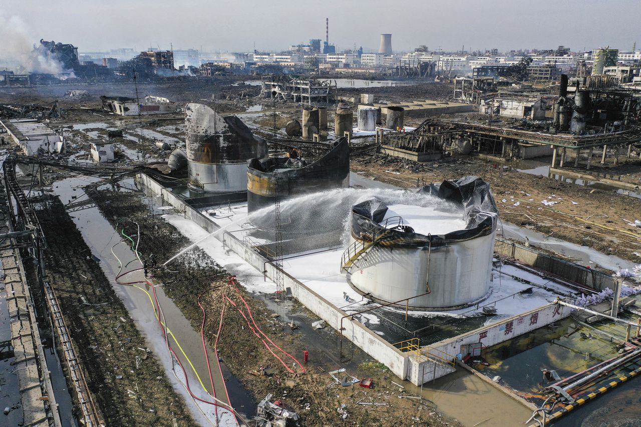 Dodental explosie Chinese fabriek loopt op tot zeker 64 