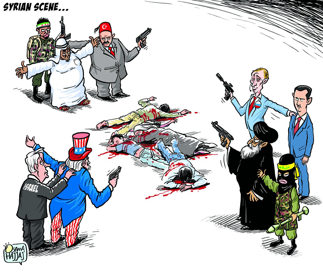 Карикатура Сша
