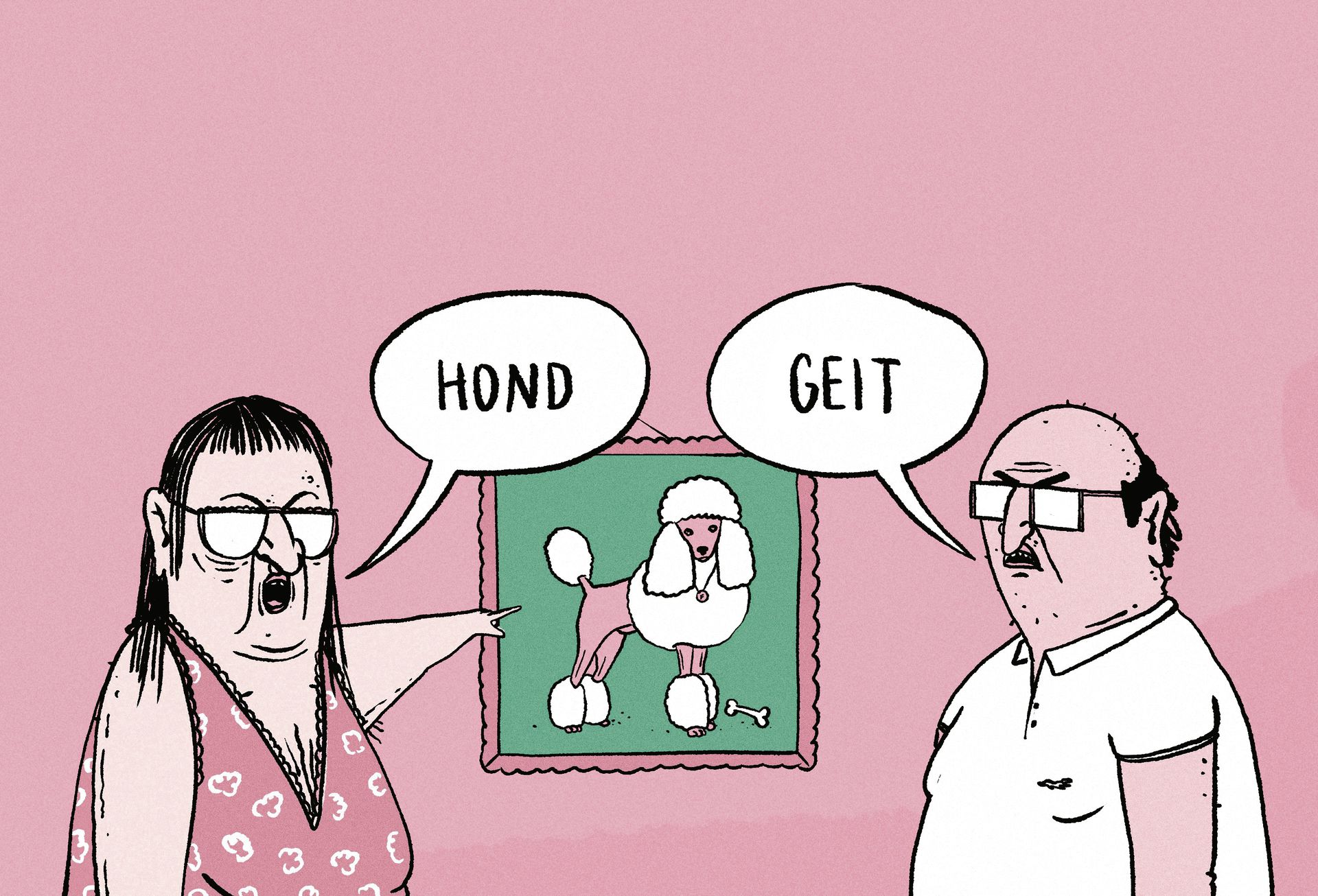 Nee nee, zo hoort een vrouw dat niet te zeggen!