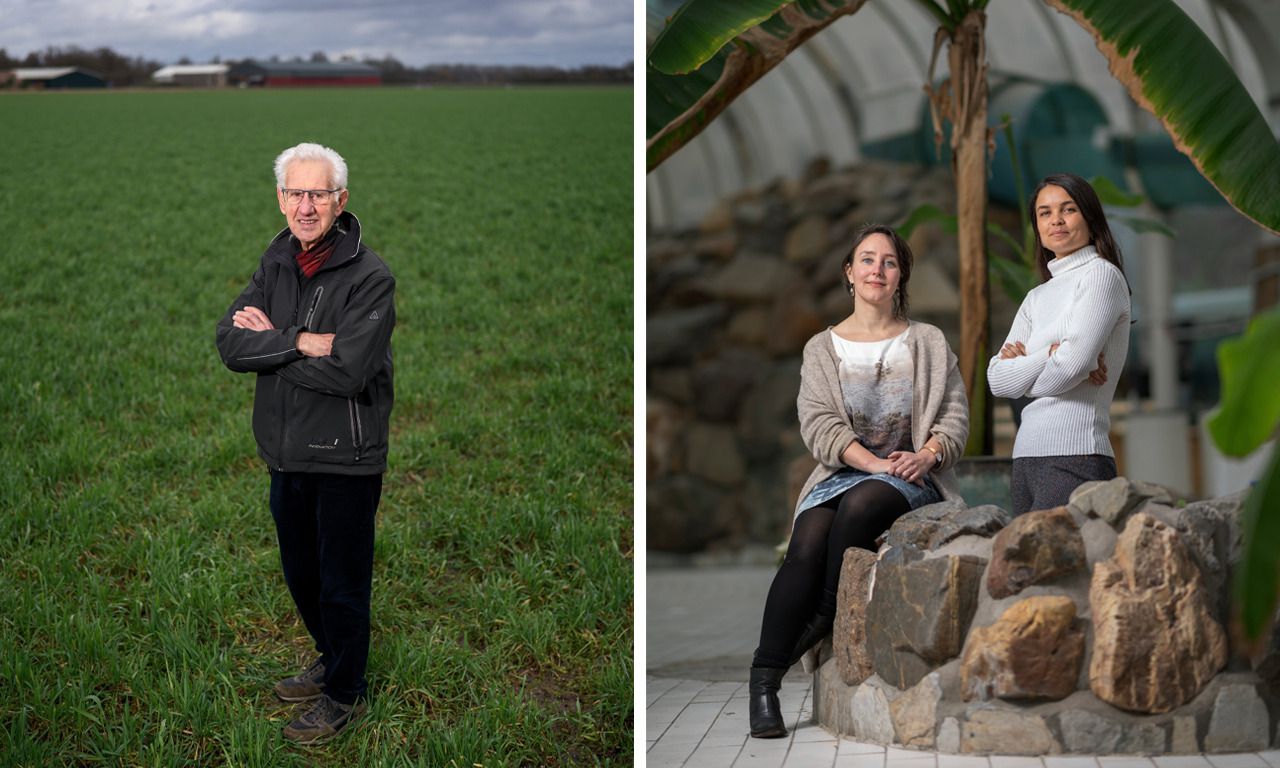Twee generaties die de bodem in Nederland proberen te verbeteren: ‘Toen ik de prachtige wortels zag wist ik: dit werkt’ 