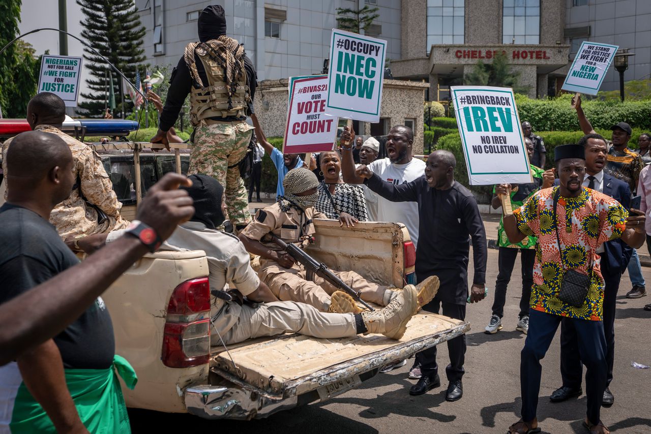 Nigeriaanse oppositie roept op tot nieuwe verkiezingen 