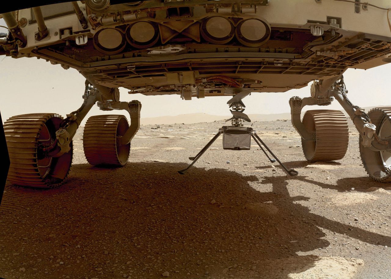 Veertig seconden boven Mars, een mijlpaal 