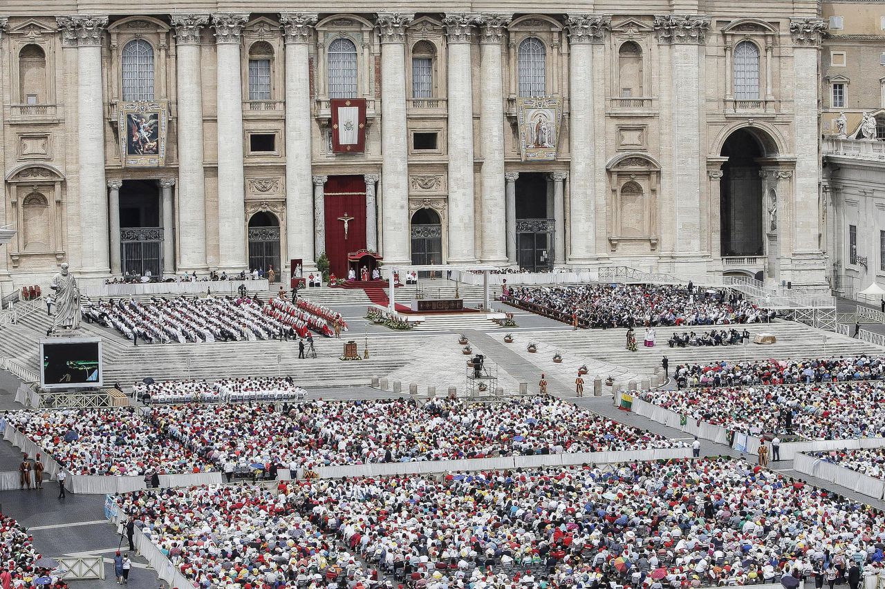 Paasplechtigheid in het Vaticaan op 4 juni 2017