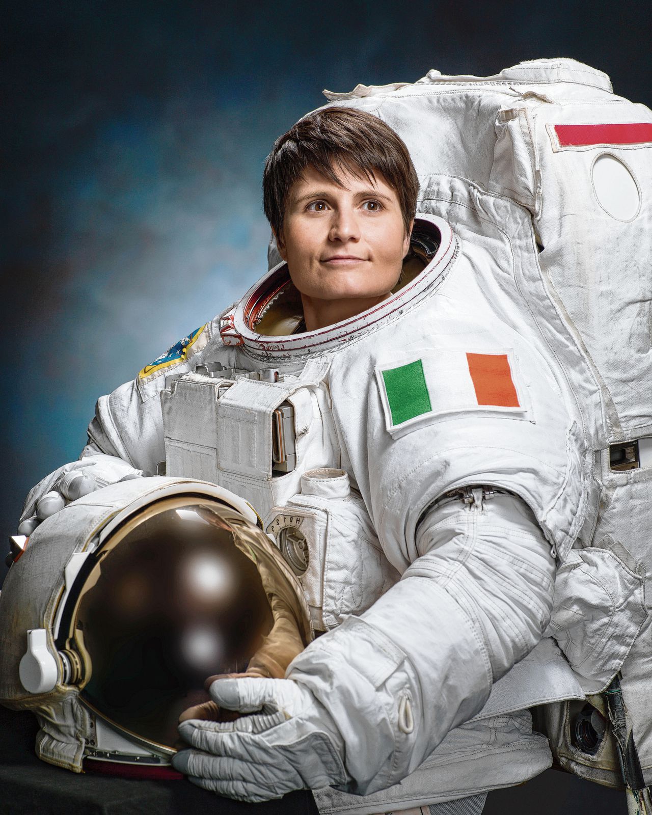 Samantha Cristoforetti, de eerste vrouwelijke astronaut van Italië.