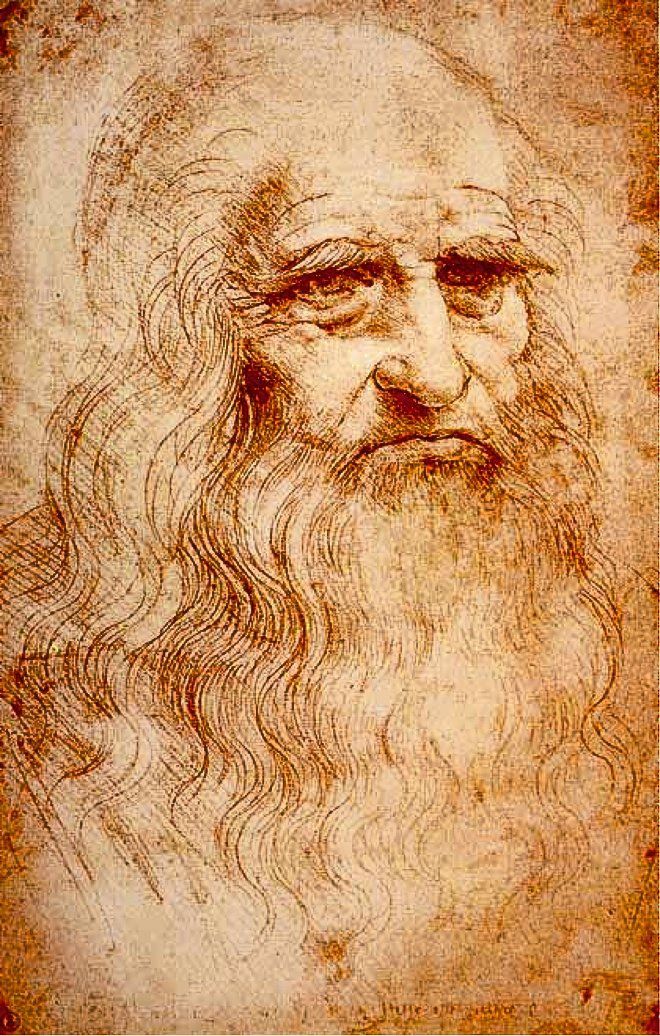 Leonardo da Vinci, Zelfportret (ca. 1512-1515)
