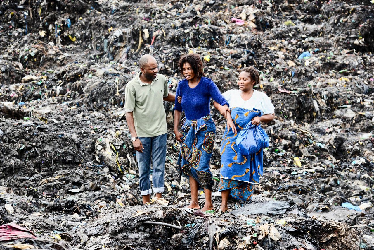 Zeventien doden bij instorting afvalberg Mozambique 