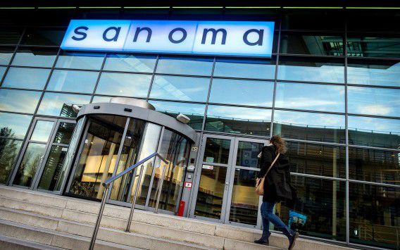 Hoofdkantoor van Sanoma in Hoofddorp. Het Finse mediabedrijf en John de Mol bakkeleien over wie nu schuldig is aan de matige prestaties van SBS.
