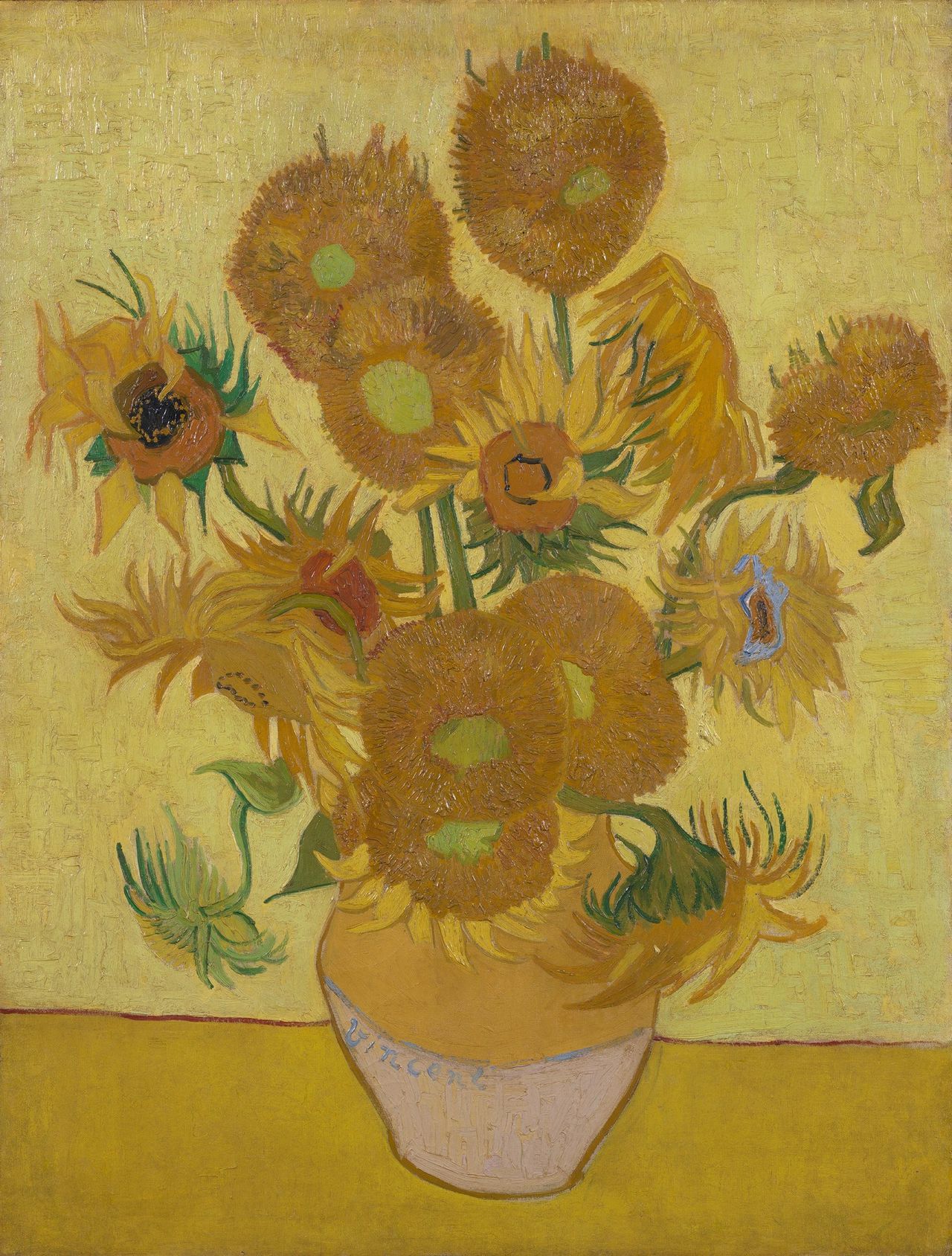 Van Gogh vond zelf ook dat zijn zonnebloemen het beste waren 