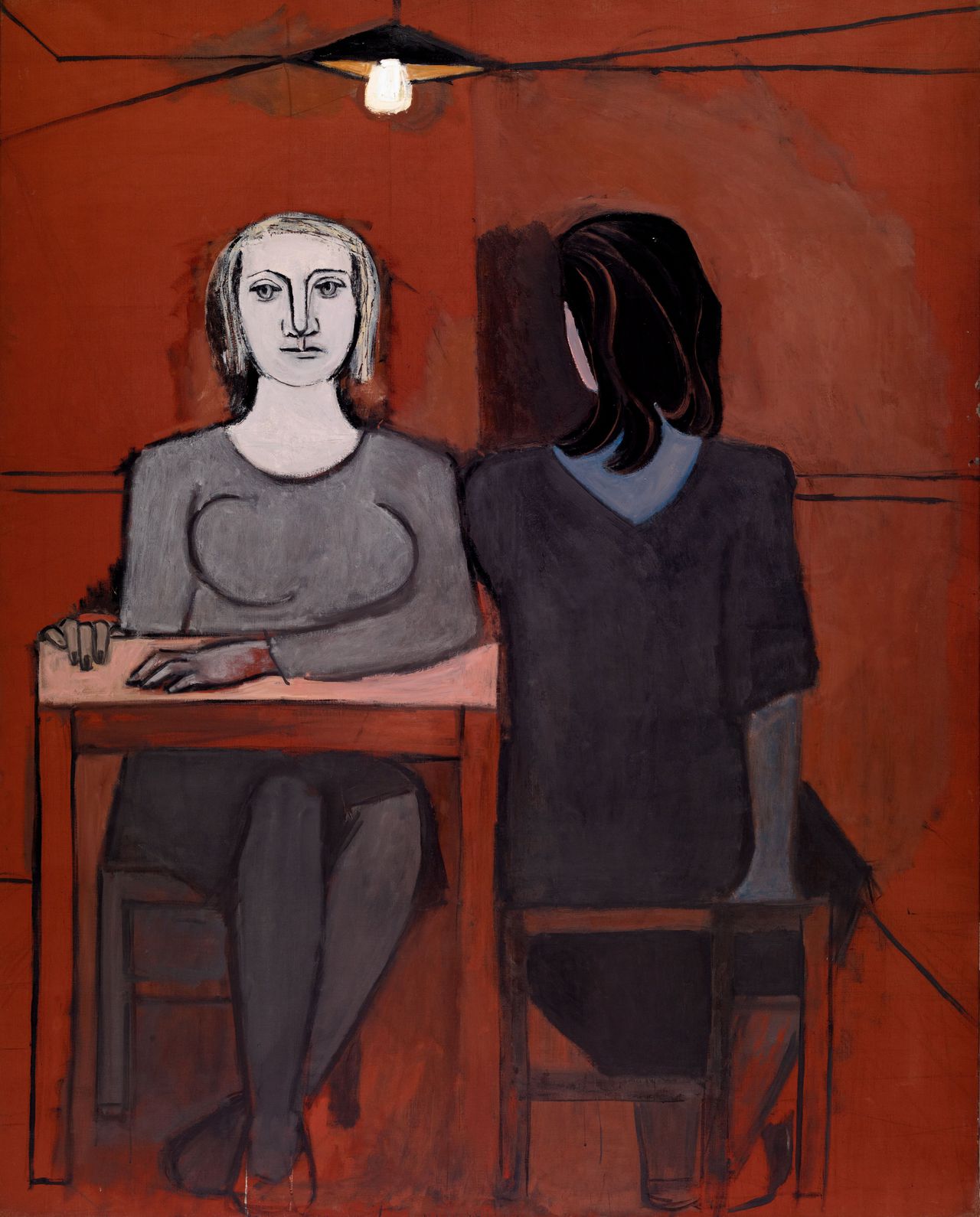 Dora Maar, The Conversation, 1937. Olieverf op doek, 162 x 130 cm.