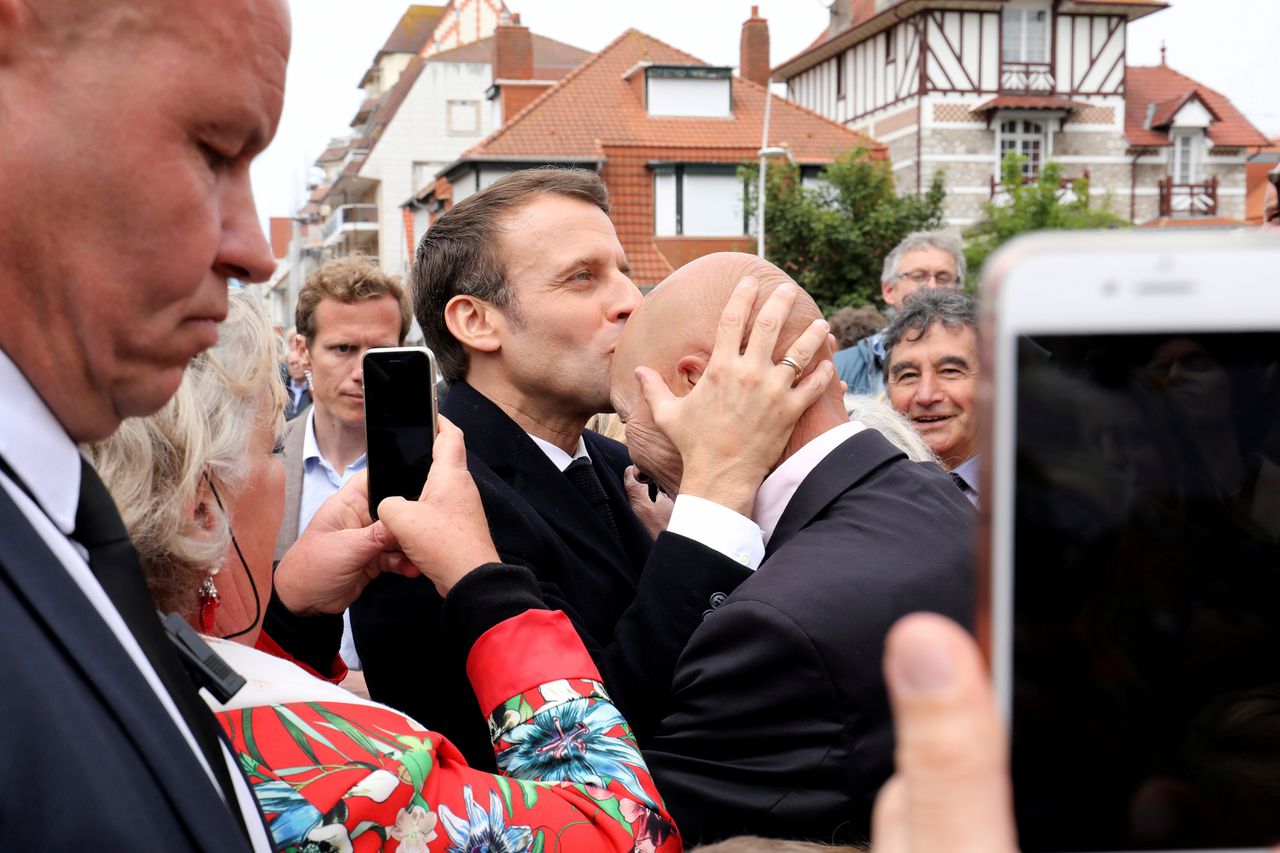 De Franse president Emmanuel Macron wil in het Europarlement een groot machtsblok op het midden.